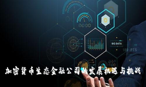 加密货币生态金融公司的发展机遇与挑战